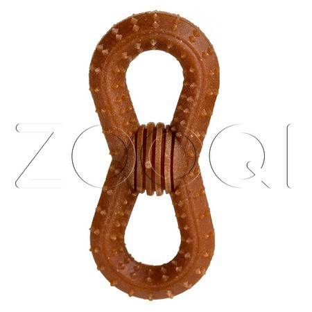 INDIGO Игрушка «Восьмёрка» с древесным волокном для собак, 16x7 см