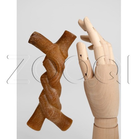 INDIGO Игрушка Коса «N 2» с древесным волокном для собак, 18x8 см