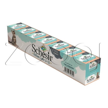 Консерва Schesir Cat для котят (тунец, алое), 85 г