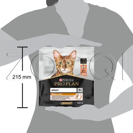 Purina Pro Plan Derma Care Adult для здоровья шерсти и кожи взрослых кошек (лосось)