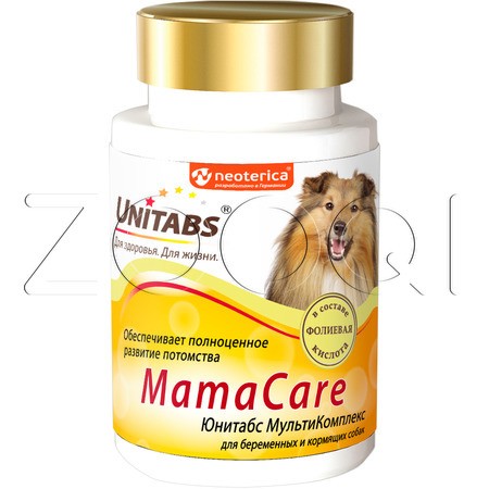 Unitabs МамаCare для беременных и кормящих собак, 100 шт