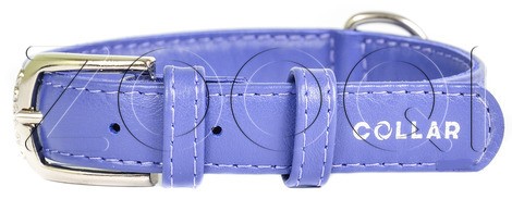 Ошейник "CoLLaR Glamour" с объёмной надписью (ш 25мм, д 38-49см), фиолетовый