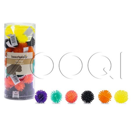 Beeztees Резиновый мяч с шипами для кошек, в ассортименте, 4 см