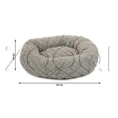 Beeztees Лежанка плюшевая Levisa, 43 x 43 x 13 см