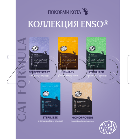 Корм ENSO Cat Formula Perfect Start для котят (ягненок, тыква)