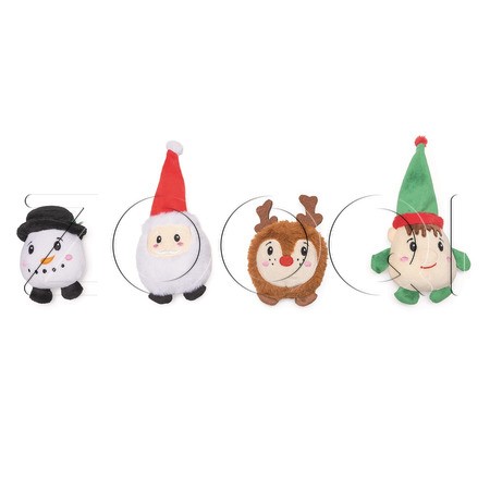 Beeztees Игрушка «Рождественские фигурки» для собак, ассорти