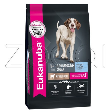 Корм Eukanuba для собак (ягненок)