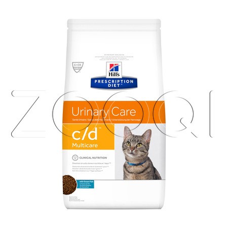 Hill's Prescription Diet c/d Multicare Urinary Care для кошек (рыба), 1.5 кг