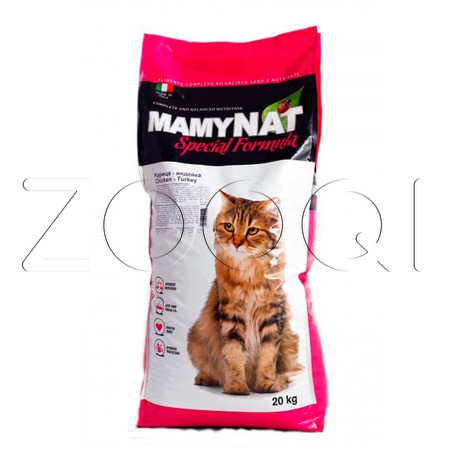 Mamynat Cat Adult для взрослых кошек (курица, индейка)
