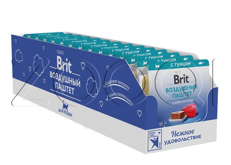 Паштет Brit Premium для кошек (тунец), 100 г