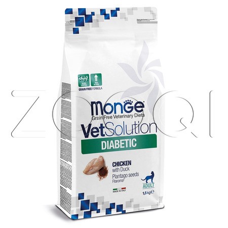 Корм Monge VetSolution Cat Diabetic для кошек (курица)