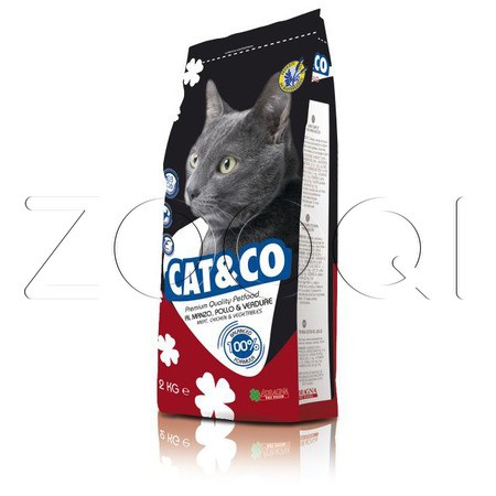 CAT&CO Adult Mix Beef, Chicken & Vegetables для взрослых котов (говядина, курица и овощи), 20 кг