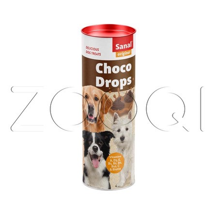 Шоколадные дропсы Sanal Choco Drops для собак