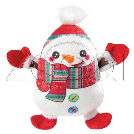 Triol Игрушка для собак NEW YEAR «Снеговик с помпоном»