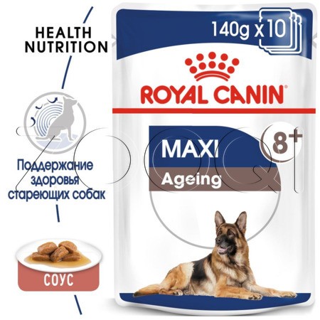 Royal Canin Maxi Ageing 8+ (кусочки в соусе), 140 г