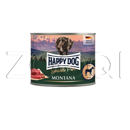 Happy Dog Sensible Pure Montana при пищевой непереносимости для взрослых собак (конина)