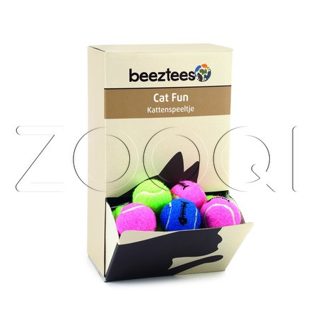 Beeztees Игрушка «Теннисный мяч для кота с колокольчиком», 4 см