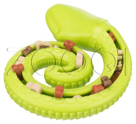 Игрушка "TRIXIE", для лакомств "Змейка", термопластичная резина, д. 18 см