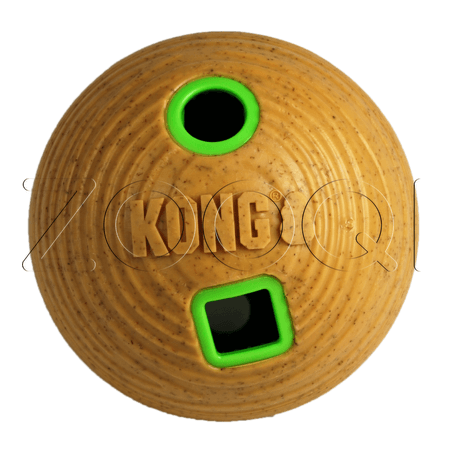 KONG Игрушка Bamboo Feeder Ball для собак из бамбукового материала