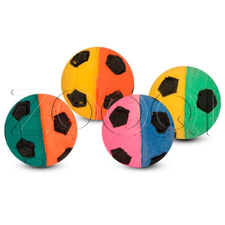 Triol Игрушка для кошек «Мяч футбольный» разноцветный