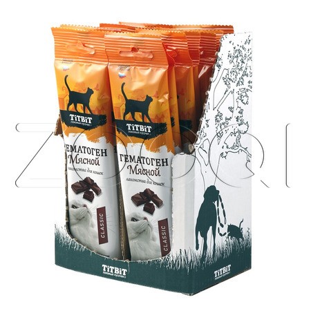 TiTBiT Гематоген мясной Сlassic для кошек, 30 г