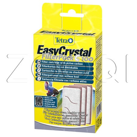 Картридж с углем Tetratec EasyCrystal FilterPack C 100 для аквариума Cascade Globe 6,8 л