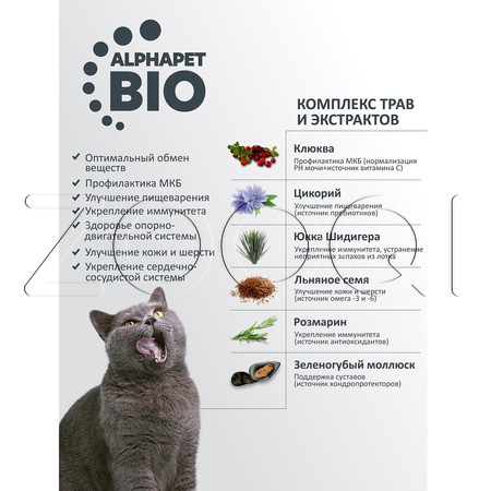 Корм AlphaPet Superpremium Adult для кошек (утка, цыпленок)