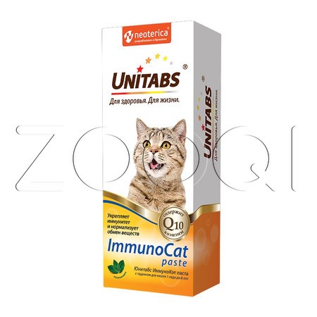 Unitabs ImmunoCat Паста с таурином для кошек, 120 мл
