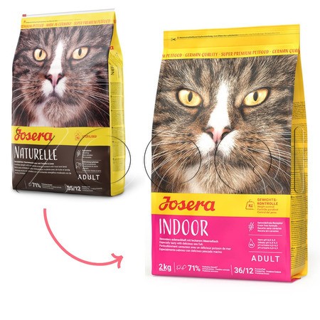 Корм Josera Indoor (Adult 36/12) для кошек (птица, рыба, батат)