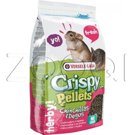 Корм Crispy Pellets Chinchillas & Degus, 1 кг