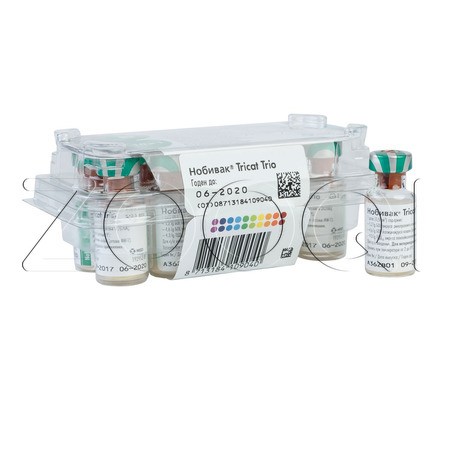 Нобивак Tricat Trio Вакцина для кошек, 10 доз