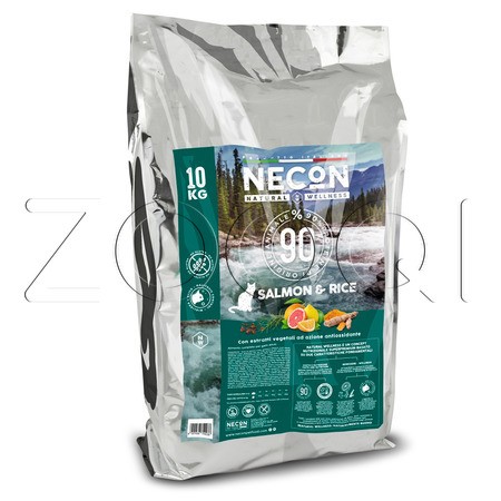 Necon Natural Wellness Cat Adult Salmon and Rice для взрослых кошек (лосось, рис)