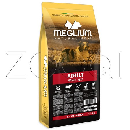 Корм Meglium Dog Adult Gold для собак (говядина)