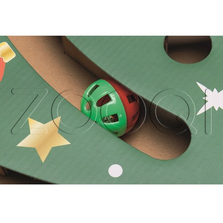 Beeztees Когтеточка-игрушка «Рождественская ель», 42x40x4,5 см