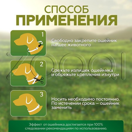 Чистотел Био Ошейник для кошек и собак мелких пород, 40 см