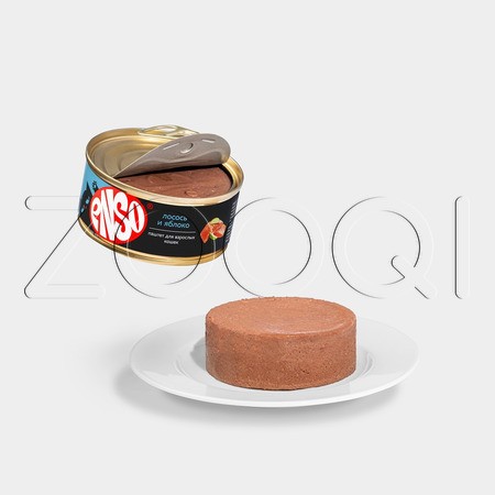 Паштет Enso для кошек (лосось, яблоко), 100 г
