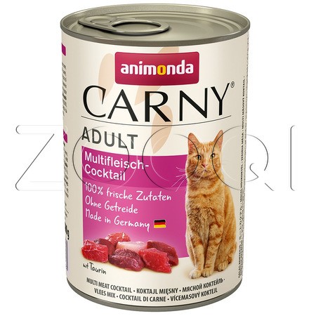 Консерва Carny Adult для кошек (мультимясной коктейль), 400 г