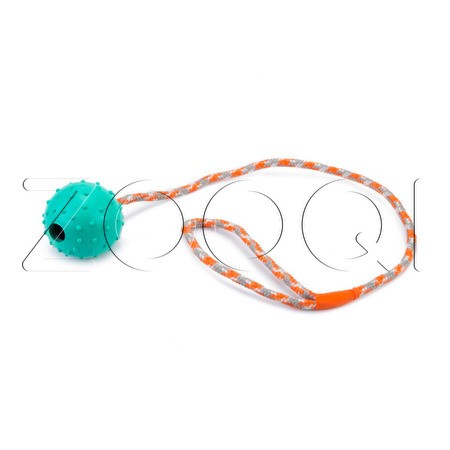Beeztees Игрушка «Резиновый мяч со шнурком» для собак, 60 см