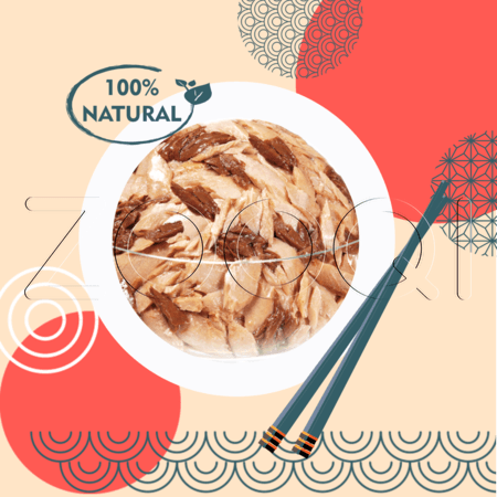 Пауч INABA CIAO Kinnodashi для кошек (тунец Магуро и Кацуо), 60 г