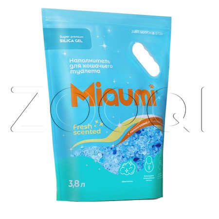Miaumi Silica Gel Fresh Scented Впитывающий силикагелевый наполнитель для кошачьего туалета (свежесть)