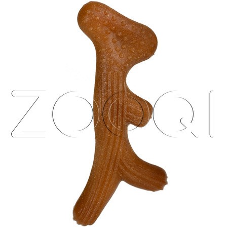 INDIGO Игрушка «Рог N 1Б» с древесным волокном для собак, 17x7 см