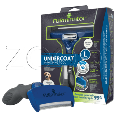 FURminator Фурминатор для собак крупных короткошерстных пород Dog Undercoat L Short Hair 12 YA (более 23 кг)