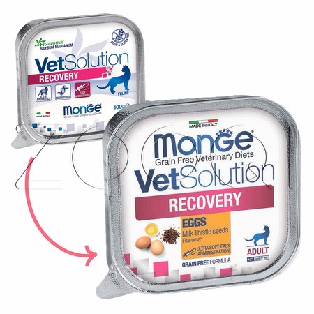 Паштет Monge VetSolution Cat Recovery для кошек (курица, лосось), 100 г