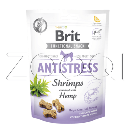 Brit Care Dog Functional Snack Antistress Shrimps (креветки)