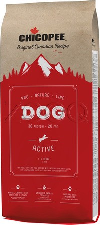 Chicopee Pro Nature Line Dog Active, 20 кг