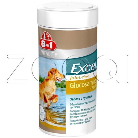 8 in 1 Excel Glucosamine+MSM Глюкозамин c MCM, 55 таблеток