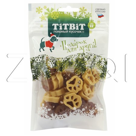 TiTBiT Аппетитные лапки для собак (Новогодняя коллекция), 80 г