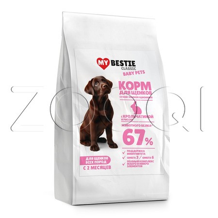 Корм MуBestie Classic для щенков (крольчатина, рис)