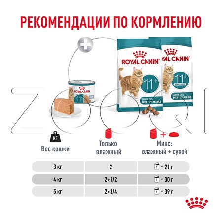 Мусс Royal Canin Ageing 11+ AirLift для кошек (мясо), 85 г