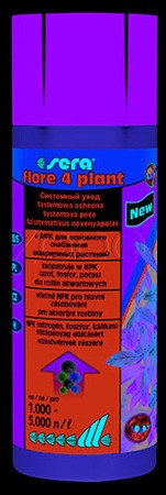 Sera Удобрение для растений Flore 4 Plant